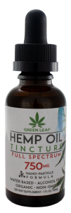Green Leaf Water Based 750mg Full Spectrum Tincture