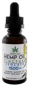 Green Leaf Oil Based 1500mg Isolate Tincture