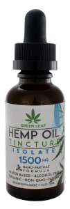 Green Leaf Water Based 1500mg Isolate Tincture