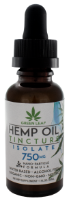 Green Leaf Water Based 750mg Isolate Tincture